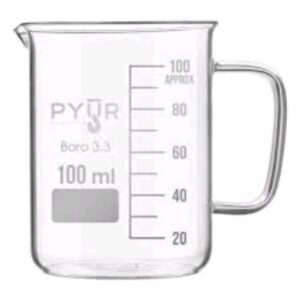 Reusable Glass Beaker 100ML