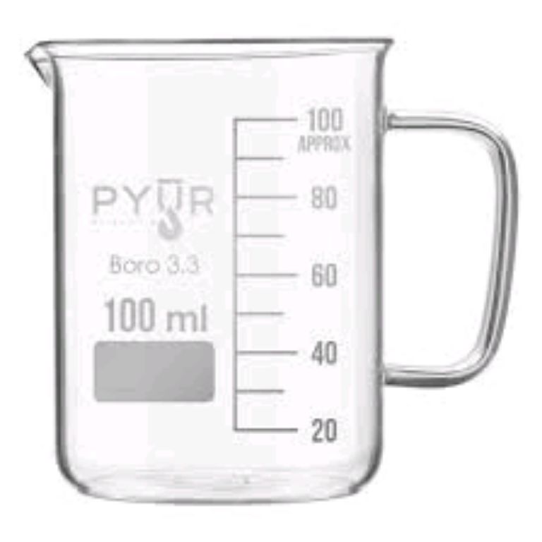Reusable Glass Beaker 100ML