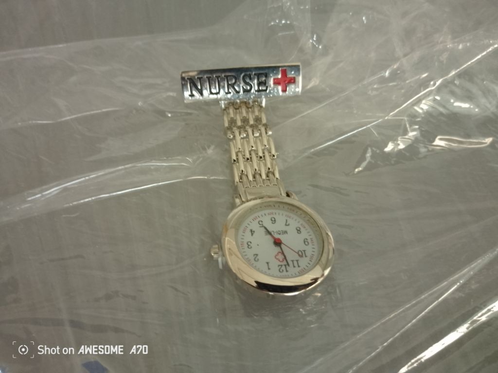 Steel Quartz Nurse Watch