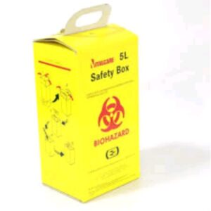 Used Waste Syringe Needle Box