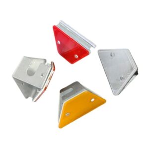Rubber based guardrail reflector