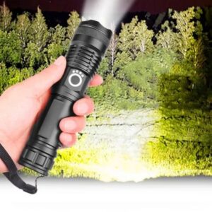 Flashlight stun gun baton