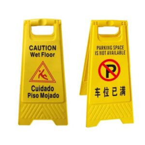 Warning safety sign