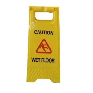 Caution wet floor board
