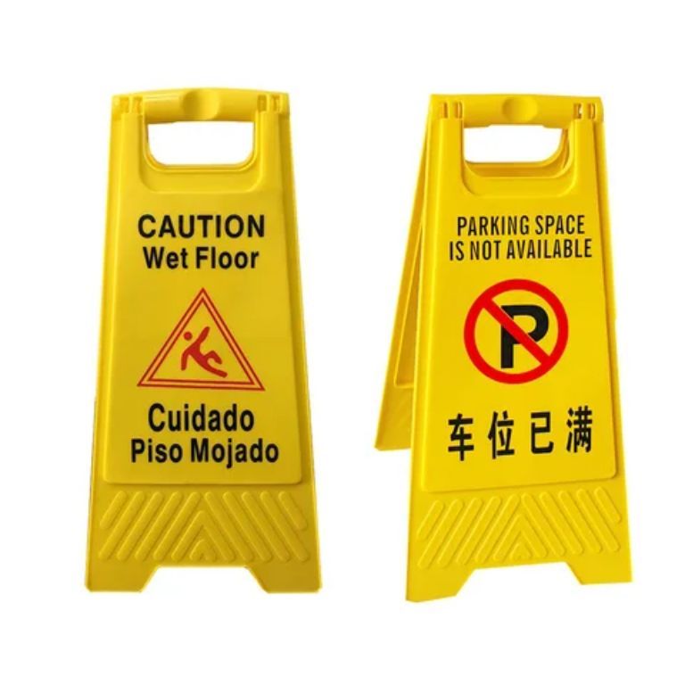 Rubber maid floor sign