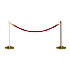 Barrier ropes and stand