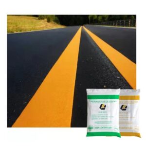 Cold line plastic road marking paint