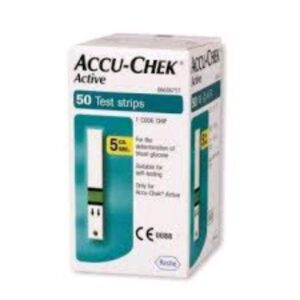 Accu Chek Active Blood Sugar Glucose Test Strips