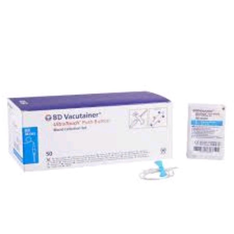 Push Botton Safety Blood Collection Set