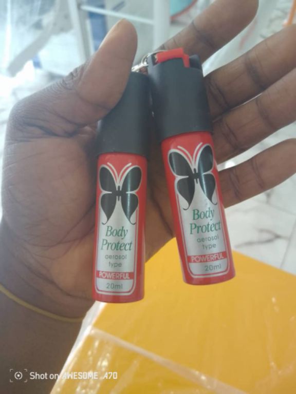 Home defense weapon spray