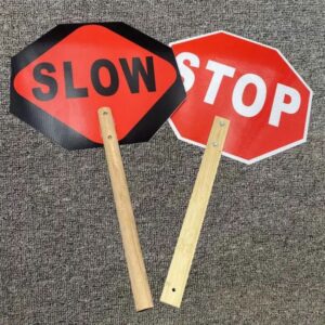 Temporary stop sign