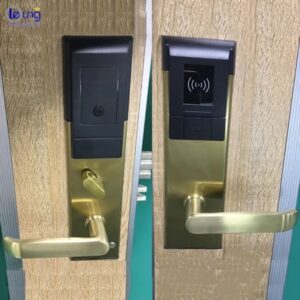 Electronic Gold Hotel Lock
