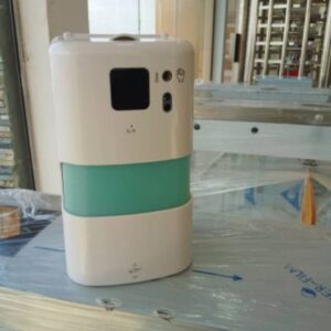 Automatic soap dispenser with thermometer