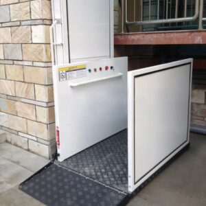 Small home vertical hydraulic outdoor handicap wheel chair lift