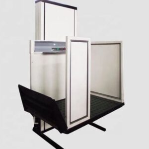 Vertical platform wheel chair lift