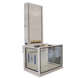 Vertical wheelchair platform lift