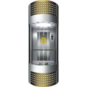 Chrome Passenger Capsule Elevator