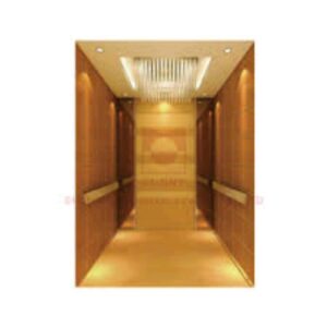 Luxurious elevator cabin decoration