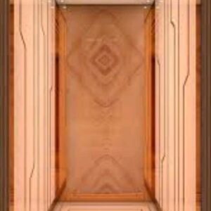 Wooden decoration panel elevator