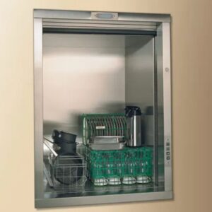 Dumbwaiter for food service by home lift elevator