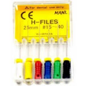 Mani dental endodontic H File root canal