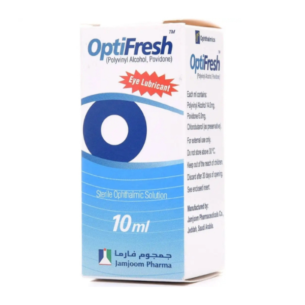 Optifresh Eye Lubricant, Eye Drops For Dry Eyes 10ml