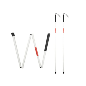 Folding blind walking stick