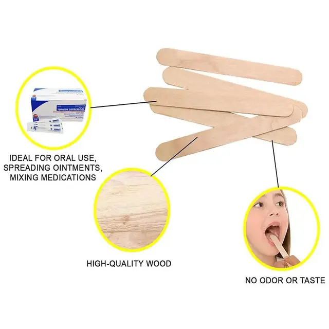 Disposable tongue depresser applicator