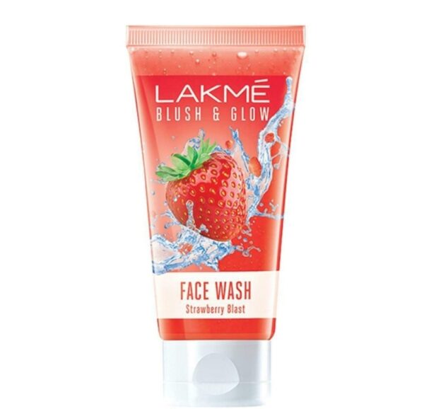 LAKME BLUSH & GLOW STRAWBERRY BLAST FACE WASH (150g)