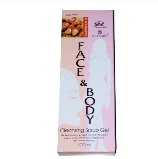 PIETTY CIEAM FACE & BODY CLEANSING STRAWBERRY SCRUB GEL (100ml)