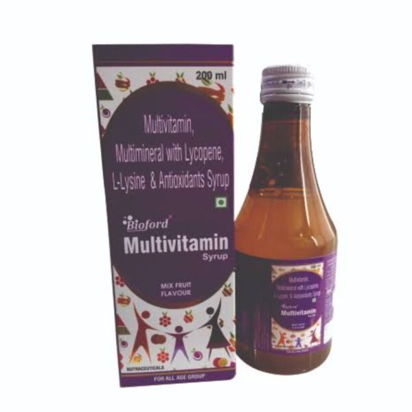BIOFORD MULTIVITAMIN SYRUP MIX FRUIT FLAVOUR (200ml)