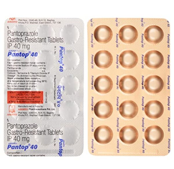 ARISTO PANTOP 40mg TABLET (15 Tablets)