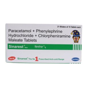 SINAREST NEW TABLET (15 Tablets)