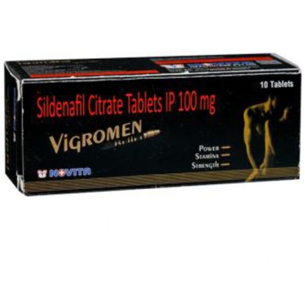VIGROMEN BULLET 100mg TABLET (10 Tablets)