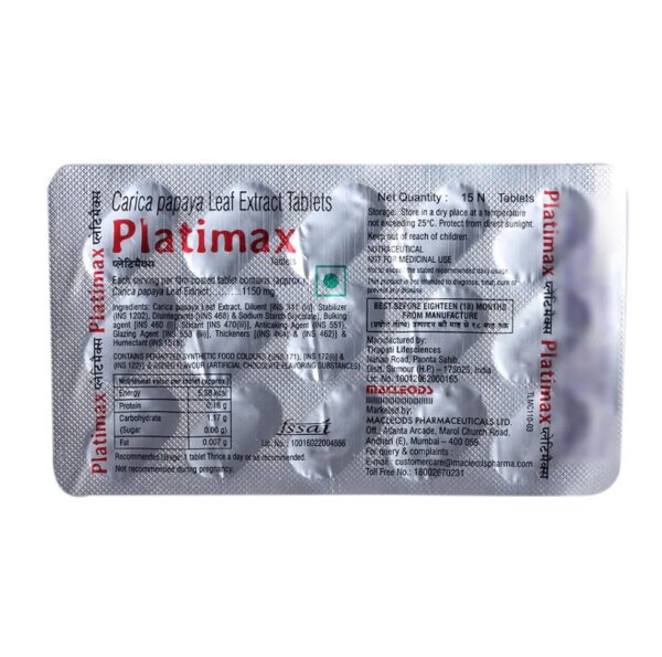 PLATIMAX TABLET (15 Tablets)