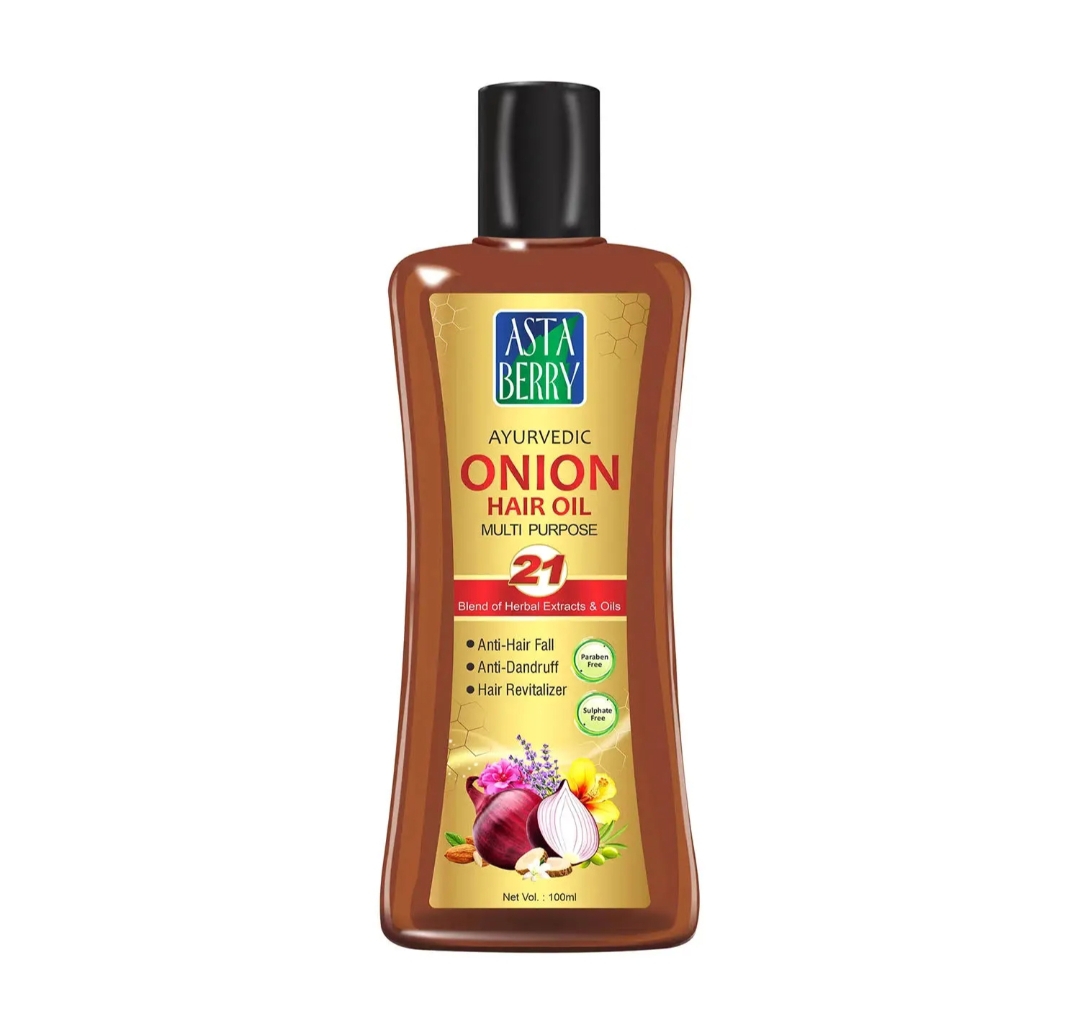 ASTA BERRY AYURVEDIC ONION HAIR OIL (100ml)