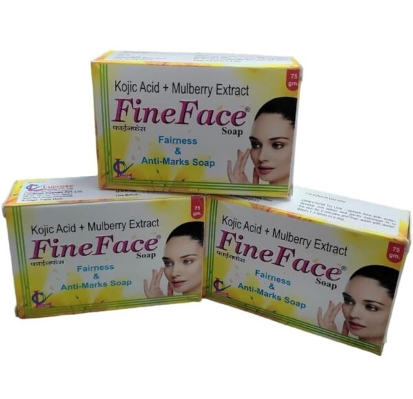 FINEFACE SOAP PACK OF 3 (75g EACH)