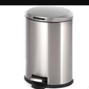 Stainless steel garbage bin