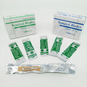 Sterilized surgical blade