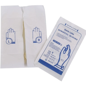 Medical latex surgical gloves