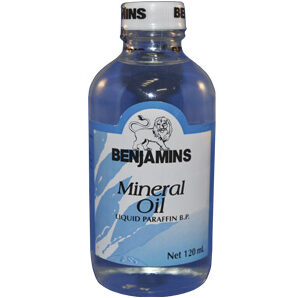 Benjamins Mineral Oil 4oz Glass