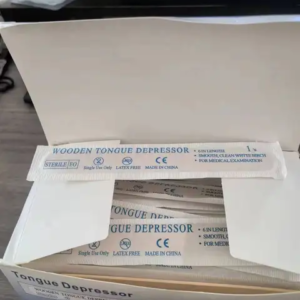 Portable tongue depresser applicator