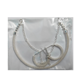 ALLOY SILVER CHOKER NECKLACE