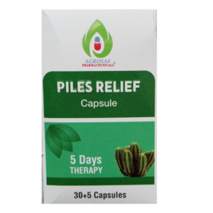 AGROSAF PILES RELIEF CAPSULE (30+5 Capsules)