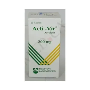 Acti vir 200 mg ? 25 Tablets ?