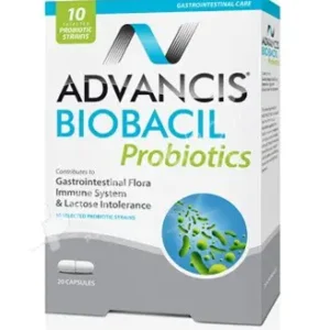 Advancis Biobacil Probiotics 20 Capsules