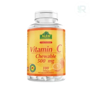 Alfa Vitamin C Chewable 500Mg 100 Tablets