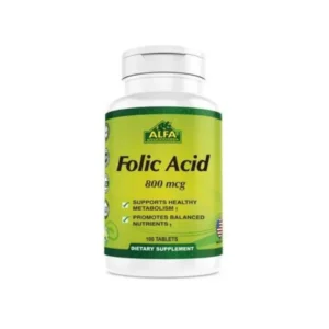 Alfa Vitamins Folic Acid 800 mcg ? 100 tablets