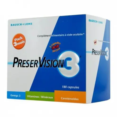 Bausch + Lomb PreserVision3 60 capsules