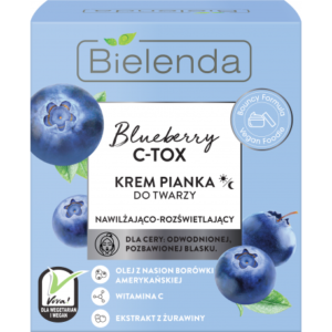 Bielenda BLUEBERRY C-TOX moisturizing and illuminating cream, capacity 40 g